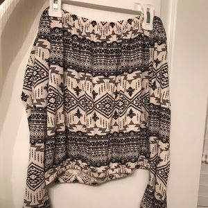 Off the shoulder blouse